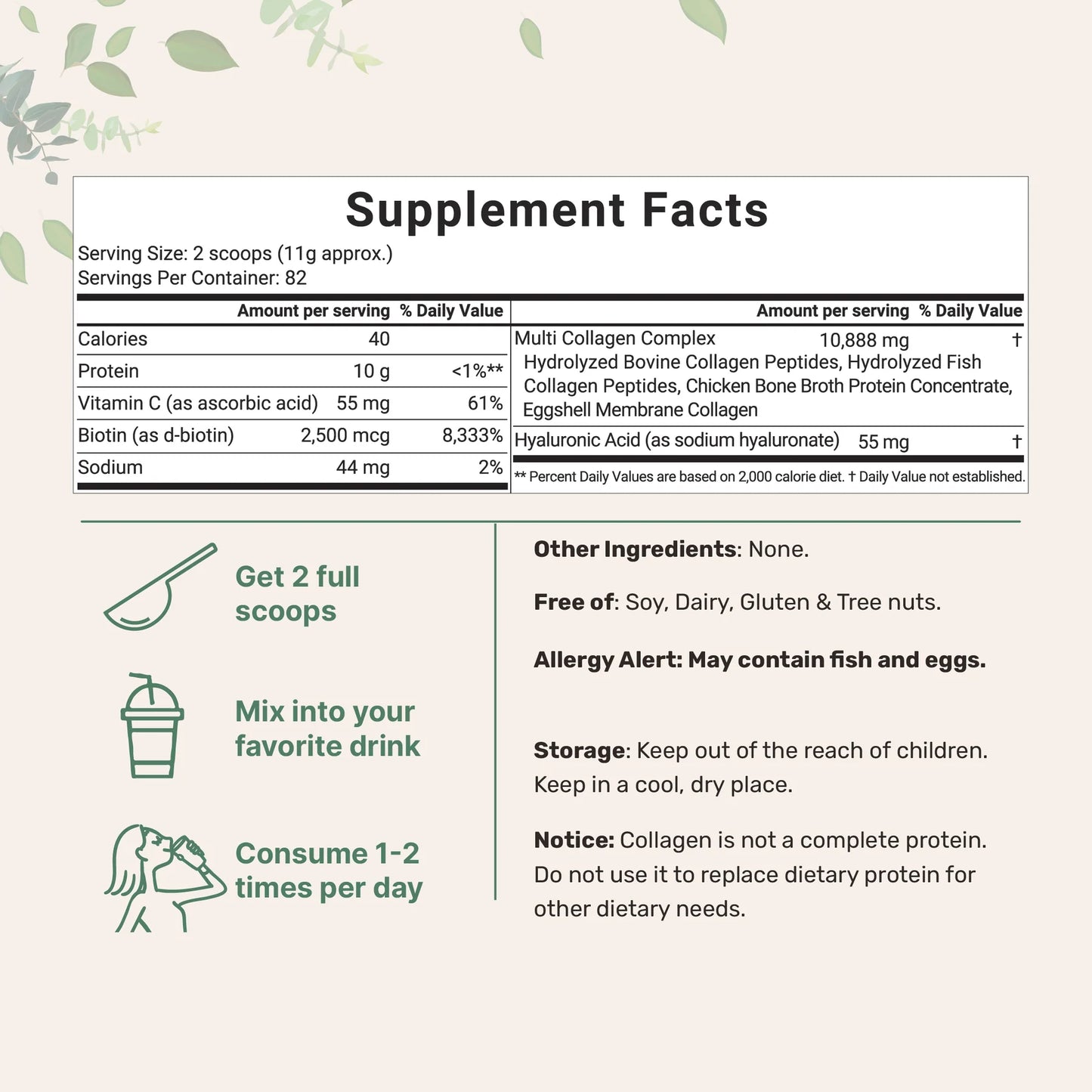 TheEssence™ Multi Collagen Peptides Powder