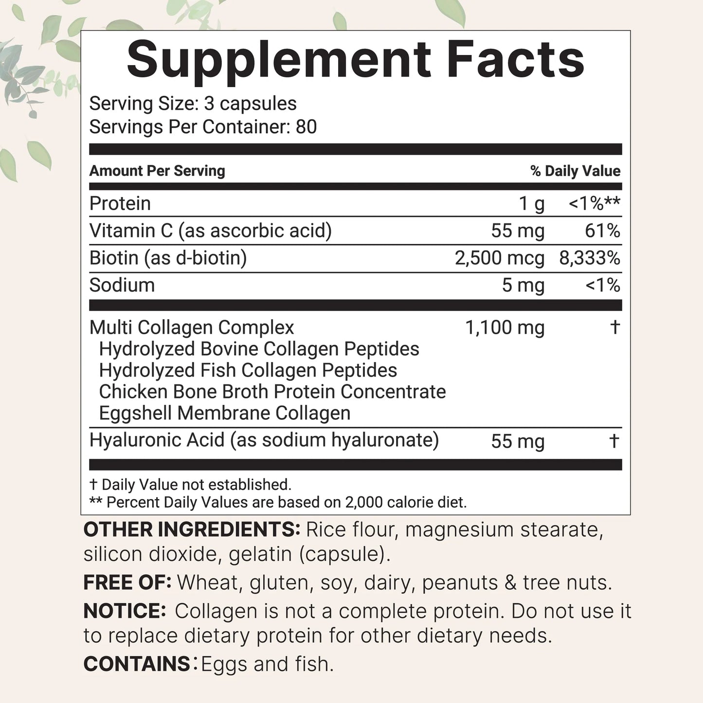 TheEssence™  Multi Collagen Peptides Capsules
