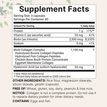 TheEssence™  Multi Collagen Peptides Capsules